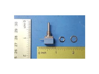 Clarostat 389N Series Potentiometer Linear 1K 1000 Ohm 1/8 inch Shaft Diameter, W21