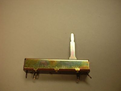 500 ohm Slide Pot Potentiometer Control, 2 1/4 inch long.
