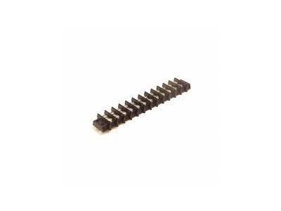 30 AMP DUAL ROW TERMINAL BLOCK 17-142 BARRIER STRIP 17 POSITION 8-32 SLOT SCREWS