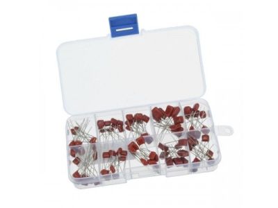 100pc Dipped Metal Film Capacitor Kit .01UF-.47UF 100V