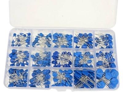 300pc High Voltage Ceramic Capacitor Kit, 100pf-.022uf 1000-3000V