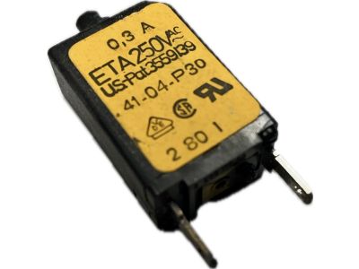 ETA .3A 300ma Push Button Circuit Breaker 250VAC W26