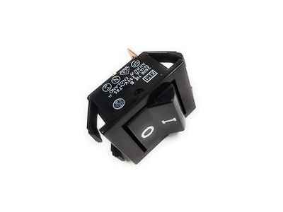 Alco LR9280 I / O Rocker Switch DPST .25 Inch Terminals, 16A/250VAC, 24x28mm, Black, Arrow England 2600 11E714B