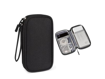 KLEM MULTIMETER CARRYING CASE, SOFT SIDED METER BAG with Test Lead Compartment, 5x8x2 Inch