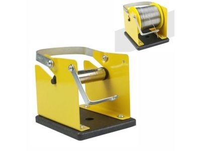 SOLDER SPOOL STAND DISPENSER 208, METAL WIRE SPOOL HOLDER. Color may vary.