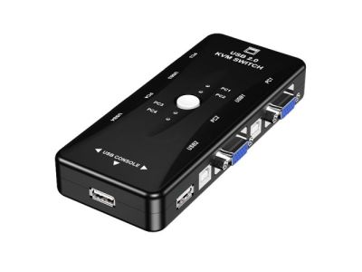 4-PORT KVM Manual Switch USB, 4UK,