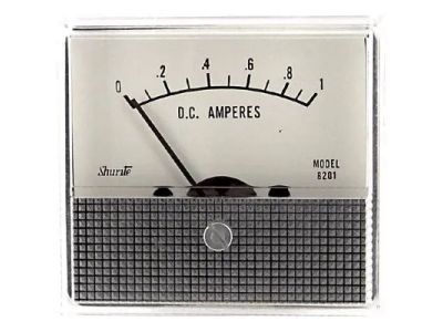 SHURITE 0-1 DC AMP PANEL METER 2 inch hole size