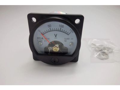 HUA 0-150 DC VOLT PANEL METER 1-3/4 inch hole size, S0-45