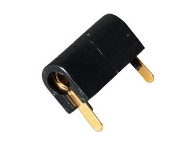 Black PCB Test Point, Tip Jack, .4 Inch Wide, 105-0753-001