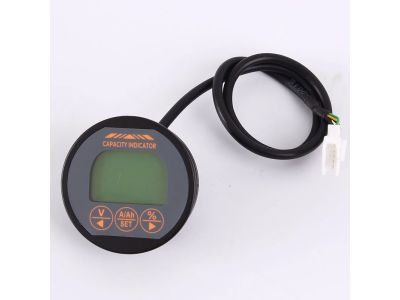 TR16 80V 350A 100A 50A Battery Capacity Monitor for Electric Vehicle Coulomb Counter Meter Lithium Lipo Lifepo4 Power Indicator, Surface Mounts with a 3/16 Inch hole, W14
