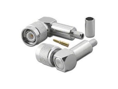 TNC7442 TNC MALE Right Angle Crimp Connector for RG58