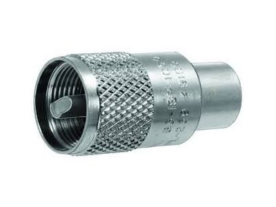 PL259 UHF MALE SOLDER CONNECTOR FOR 3/8 inch COAX OR REDUCERS, AMPHENOL 83-1SP-1050 83-1SP-15RFX