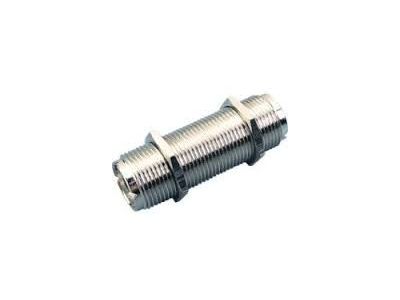 DOUBLE UHF FEMALE TO FEMALE COUPLER PANEL CHASSIS MOUNT