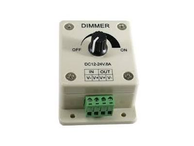 DC 12V-24V 8A Manual Dimmer Adjustable Brightness For single color LED Strips