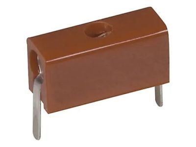 Brown PCB Test Point, Tip Jack, .4 Inch Wide, 105-0758-001