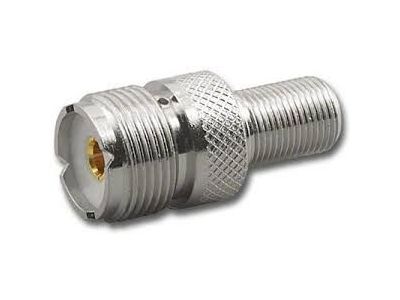 F FEMALE TO UHF FEMALE ADAPTOR