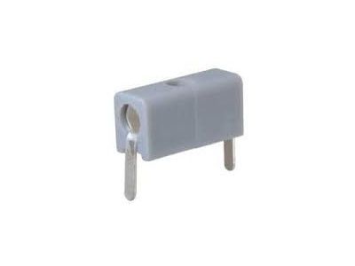 Gray PCB Test Point, Tip Jack, .4 Inch Wide, 105-0763-001
