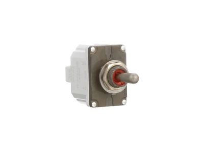 CH Safran Electrical 8511K12 Toggle Switch, 2 Pole, Momentary (ON)-ON-NONE, Sealed, 115VAC, 11A, Screw Terminal, W17