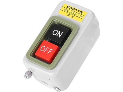 Push On Push Off Industrial Equipment Push Button Switch 10A 380VAC BS211