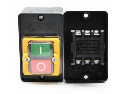 Push On Push Off Industrial Equipment Push Button Switch 10A 380VAC KAO-5, Moisture and Dust Resistant.