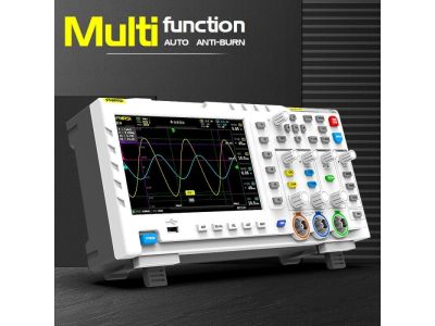 7 Inch Digital Color Oscilloscope 2Channels 1GSa/s Sampling Rate, 100MHZ
