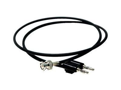 Mueller Test Lead, BNC to Dual Banana, 4ft, Black