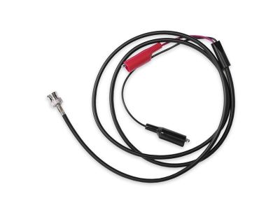 Mueller Test Lead, BNC to Dual Alligator Clips, 2ft, Black
