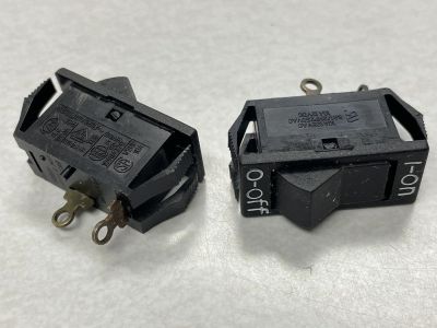 RUSSENBERGER Snap in Rocker Switch 125VAC SPST 10A ON-OFF, 12 x 25mm Hole Size, W19
