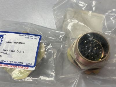 AMPHENOL 22 Pin Circular Mil Connector 10-74728-11P, W19