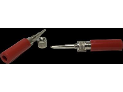 PHILMORE PHONE TIP PIN PLUG RED, HH Smith 200-102Red