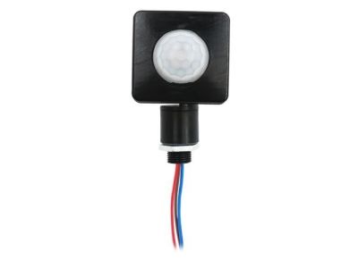 Security PIR Infrared Motion Sensor Detector Wall Spotlights Switch, Head Size 40mm square. Mounts in a 10mm hole size. 3 sensitivity adjustments, Sens, Time, and Lux