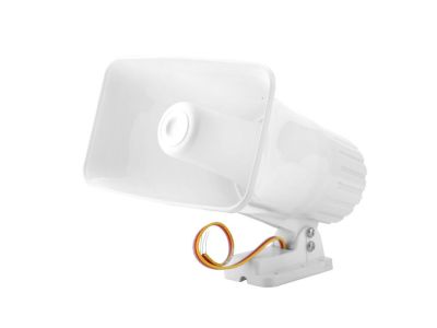 8 Inch, 150db, BLACK, ABS, 12VDC SIREN, 8x4-1/2x9 Inches, Super Loud Alarm Siren.