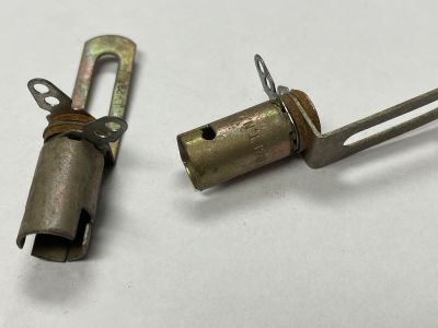 Bayonet BA9s T3-1/4 Base Lamp Bulb Socket with Solder Lugs and Bracket, Bin115