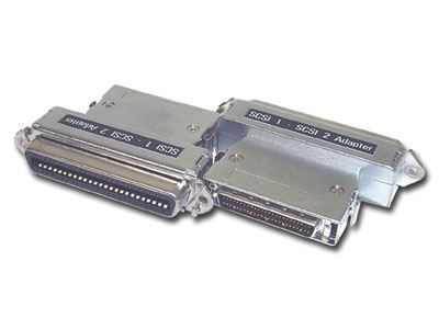 SCSI 1 to SCSI 2 Adapter Changer, Centronic 50 to High Density DB50, W21