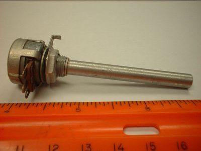 5 Ohm Potentiometer Linear - 1/4 inch dia. shaft, single turn,