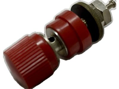 Abbatron / HH Smith 278-102 Connector Binding Post Speaker Terminal Panel Mount Red, W21