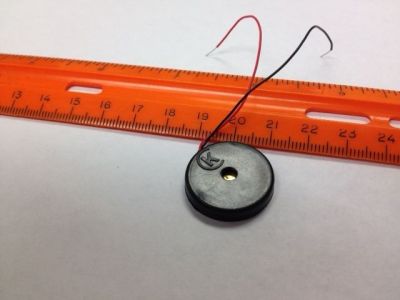 Encapsulated, Encased, Transducer Element 7/8 inch x 3/16 inch PIEZO