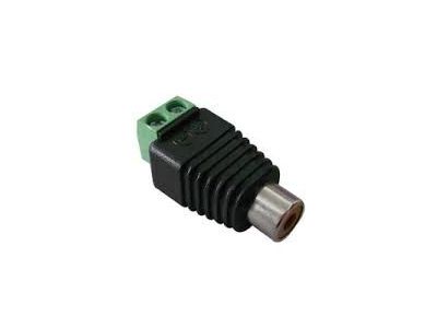 RCA CONNECTOR FEMALE WITH TO SCREW TYPE