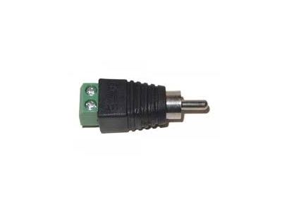 RCA PLUG CONNECTOR MALE WITH TO SCREW TYPE