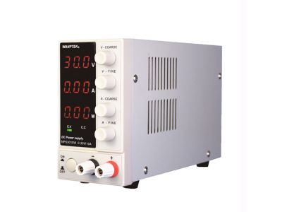 ADJUSTABLE VARIABLE DC POWER SUPPLY LED READOUT VOLTS & AMPS 0 - 30VDC, 0 - 10AMP, 10A