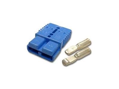 ANDERSON POWER POLE SB120 CONNECTOR BLUE 120AMP #4 AWG HOUSING AND 2 CONTACTS 6810G2 1319G4, SMH
