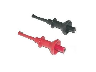 Mueller Black & Red Set, Hook Clips, Screw on, for Oldaker and Mueller Test Leads 497-3, BU-00207-0, BU-00207-2