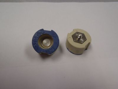 20 Amp 500VAC, Diazed, Weber, B27 E27 Fuse Adapter Cap, Bottle Fuse