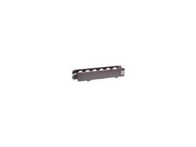 HUBBELL 19 inch EQUIPMENT RACK WIRE ORGANIZER, Front Horizontal Cable Manager with D-Rings - 2 RU, 2U, UCS
