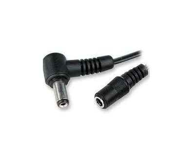 2.1MM JACK TO 2.1MM PLUG 90 DEGREE RIGHT ANGLE, 3 inch DC POWER SUPPLY ADAPTOR