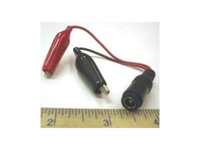 2.5MM JACK TO ALLIGATOR CLIPS DC POWER SUPPLY ADAPTOR