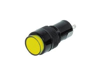 10mm LED MINITURE ROUND AMBER PANEL LIGHT