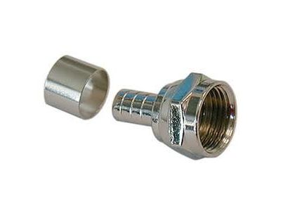 F MALE CRIMP RG59 F59 F-59 SEPARATE RING