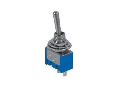 SPST ON-OFF MINI TOGGLE SWITCH 6A 125VAC 3A 250VAC MTS-1
