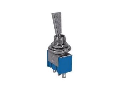 SPDT MINI PADDLE TOGGLE SWITCH 6A 125VAC 3A 250VAC ON ON MTS-1 MTS1 C&K 7101 ALCO MTF-106D MTF106D